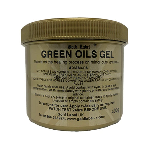 Gold label horse - gold, oils