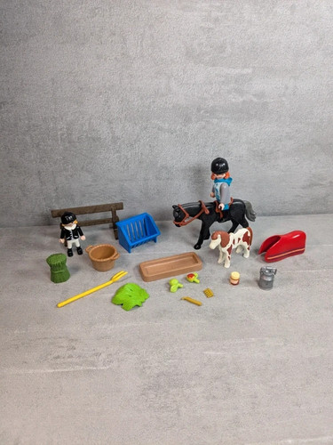 Playmobil reiten und pflege - reiten,